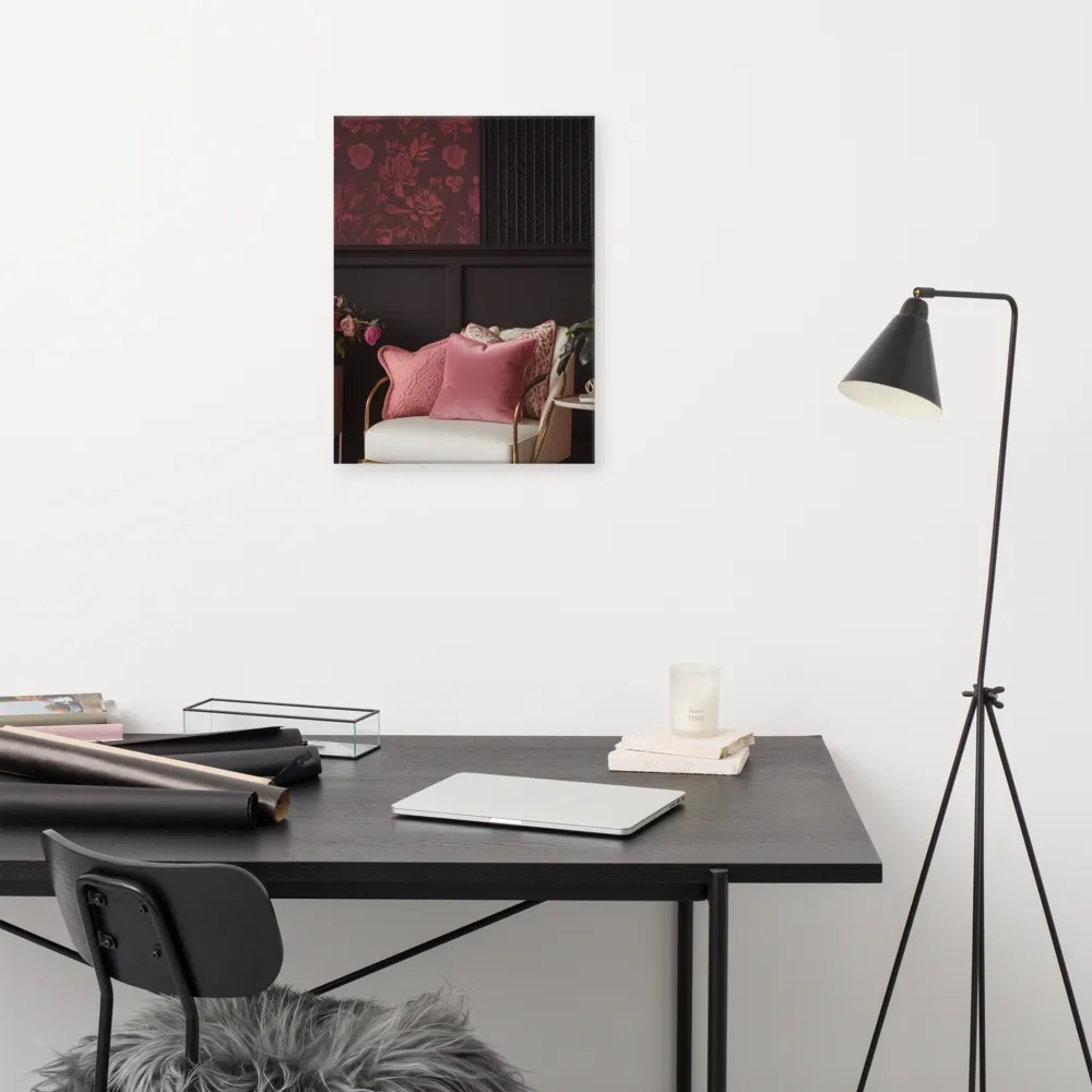 Elegance in Contrast: A Modern Interior Design | Canvas | 18″×24″