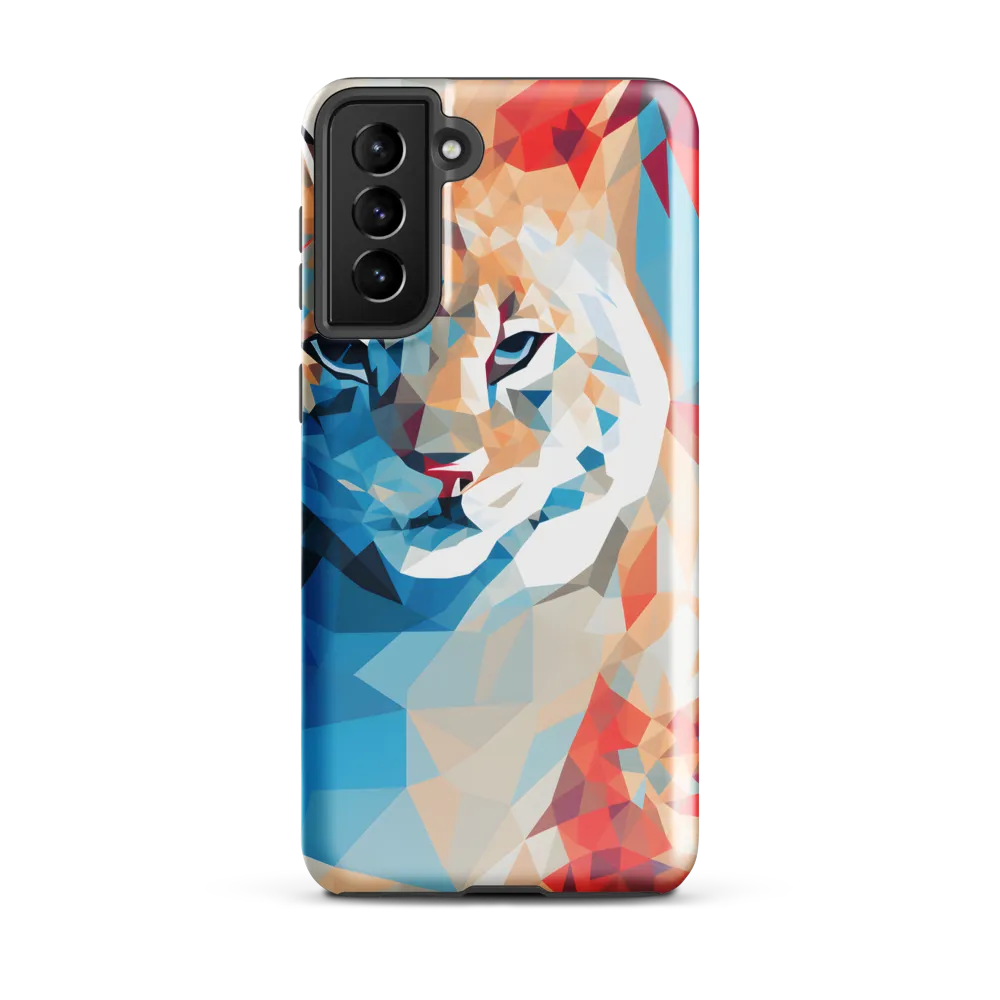 Facets of Feline Wonder | Phone Case |  S21 Plus | Tough Case | Glossy