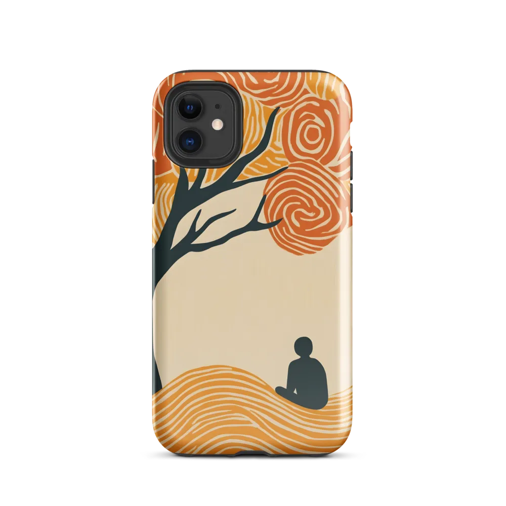 Silent Reflections under Swirling Leaves