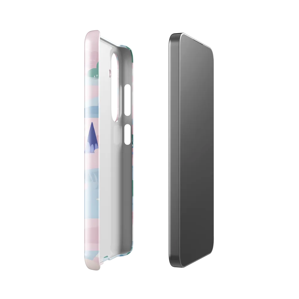 Whimsical Reflections: A Journey Through Landscapes | Phone Case |  S24 | Snap Case | Glossy