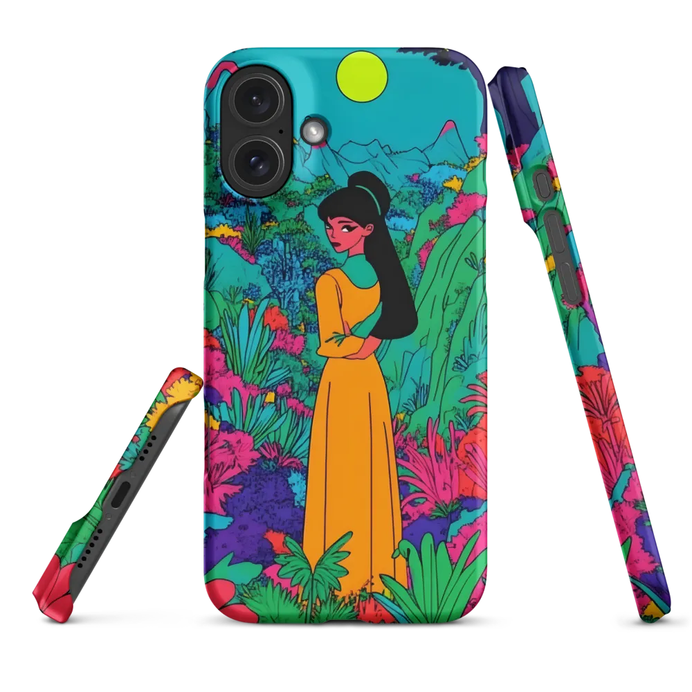 Ethereal Serenity in a Psychedelic Landscape