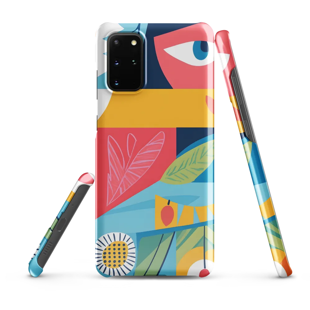 Vibrant Geometric Visage