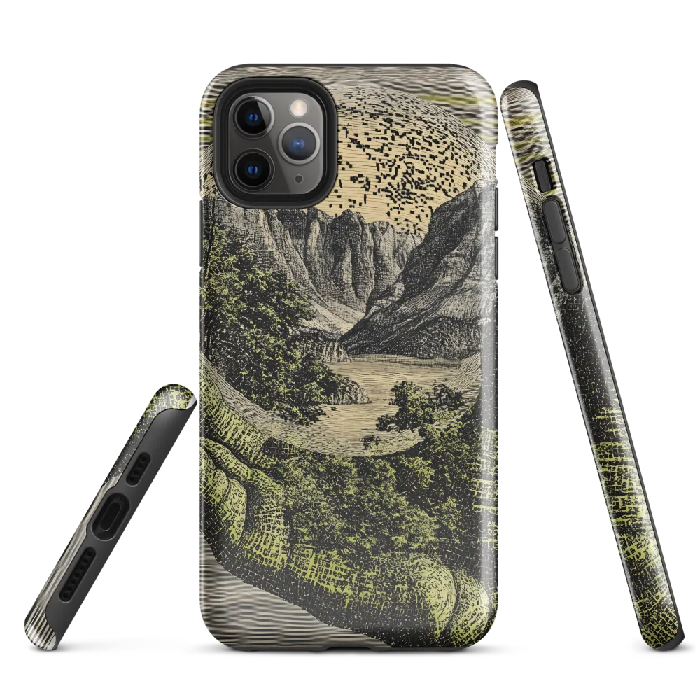 Embrace of Nature's Sphere | Phone Case |  11 Pro Max | Tough Case | Glossy