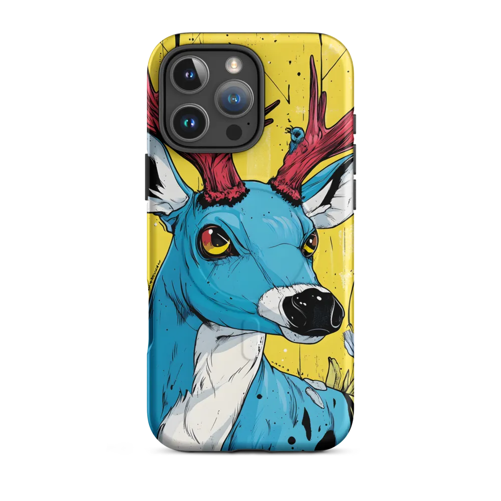 Vivid Antlers: A Modern Take on Nature
