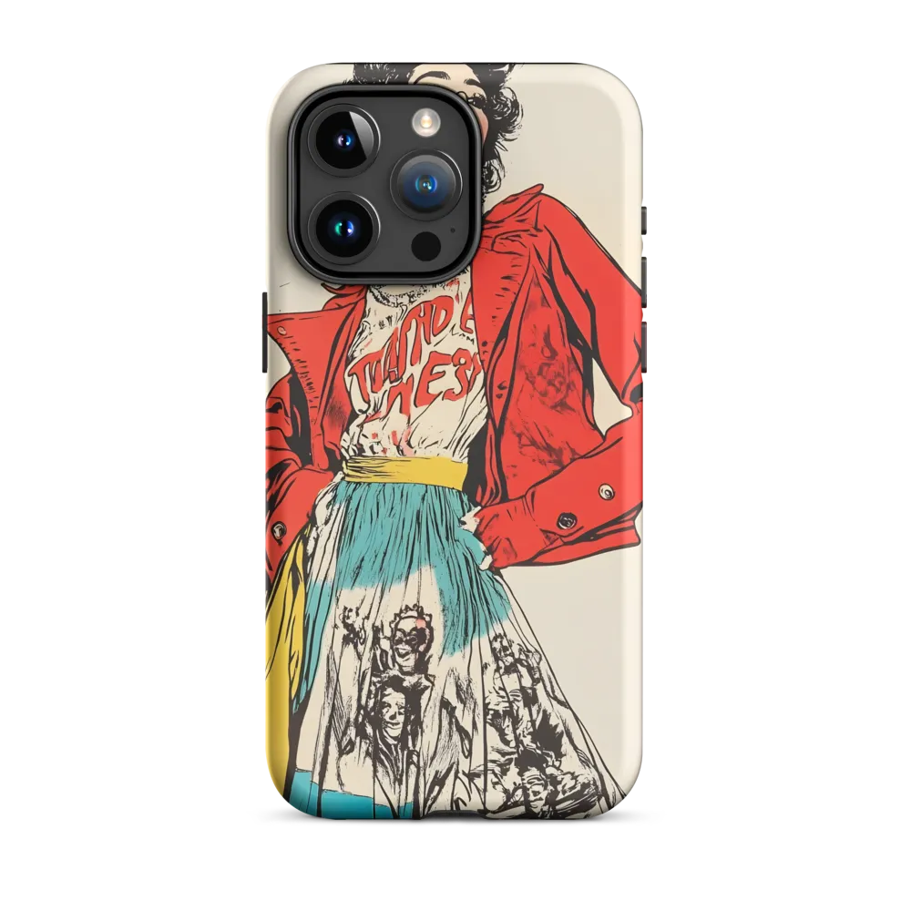 Vibrant Elegance: A Pop Art Fashion Statement