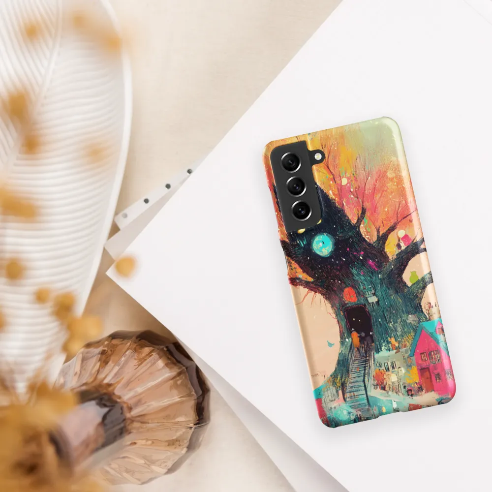 Whispers of the Enchanted Tree | Phone Case |  S21 | Snap Case | Matte