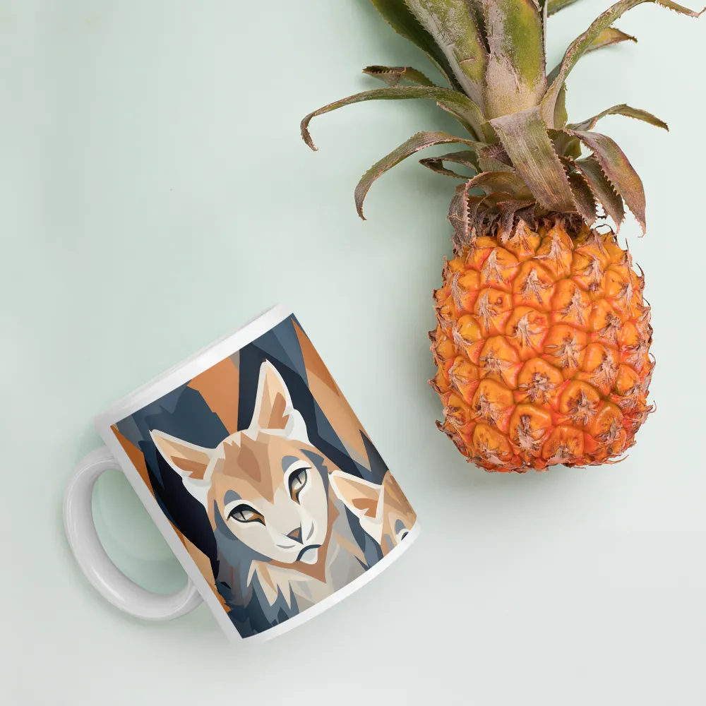 Elegance in Geometry: The Foxes | Mugs | Multiple Sizes & Colors