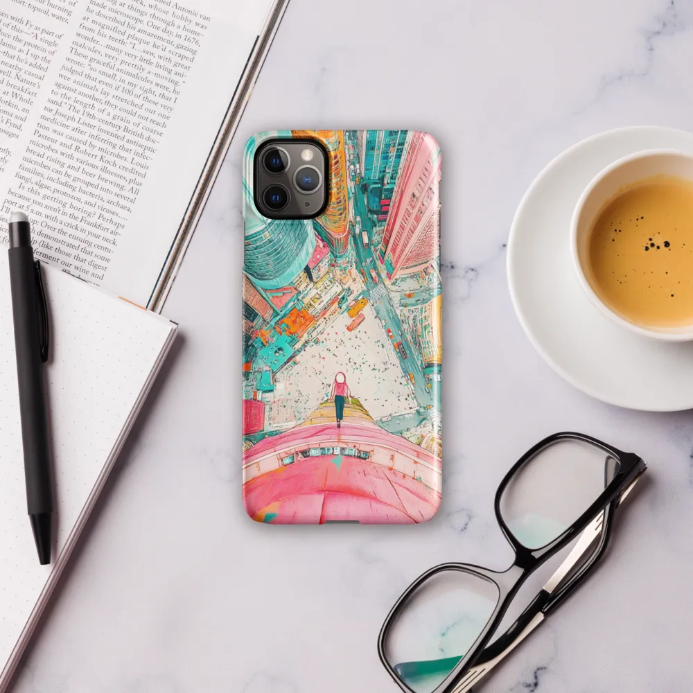 Vertical Horizons: A Surreal Cityscape Adventure | Phone Case |  11 Pro Max | Snap Case | Glossy