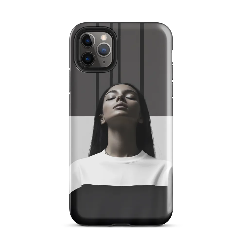 Serenity in Monochrome | Phone Case |  11 Pro Max | Tough Case | Glossy