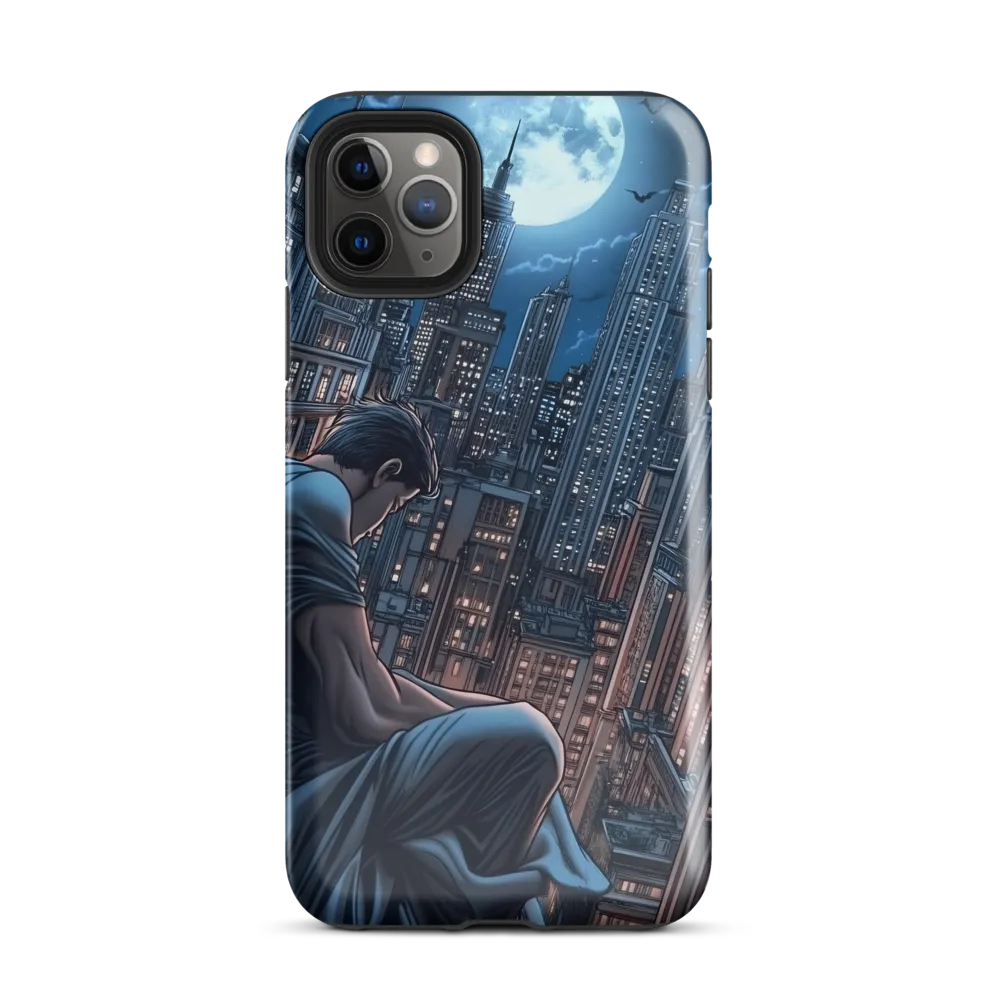 Reflections of a City Under the Moon | Phone Case |  11 Pro Max | Tough Case | Glossy