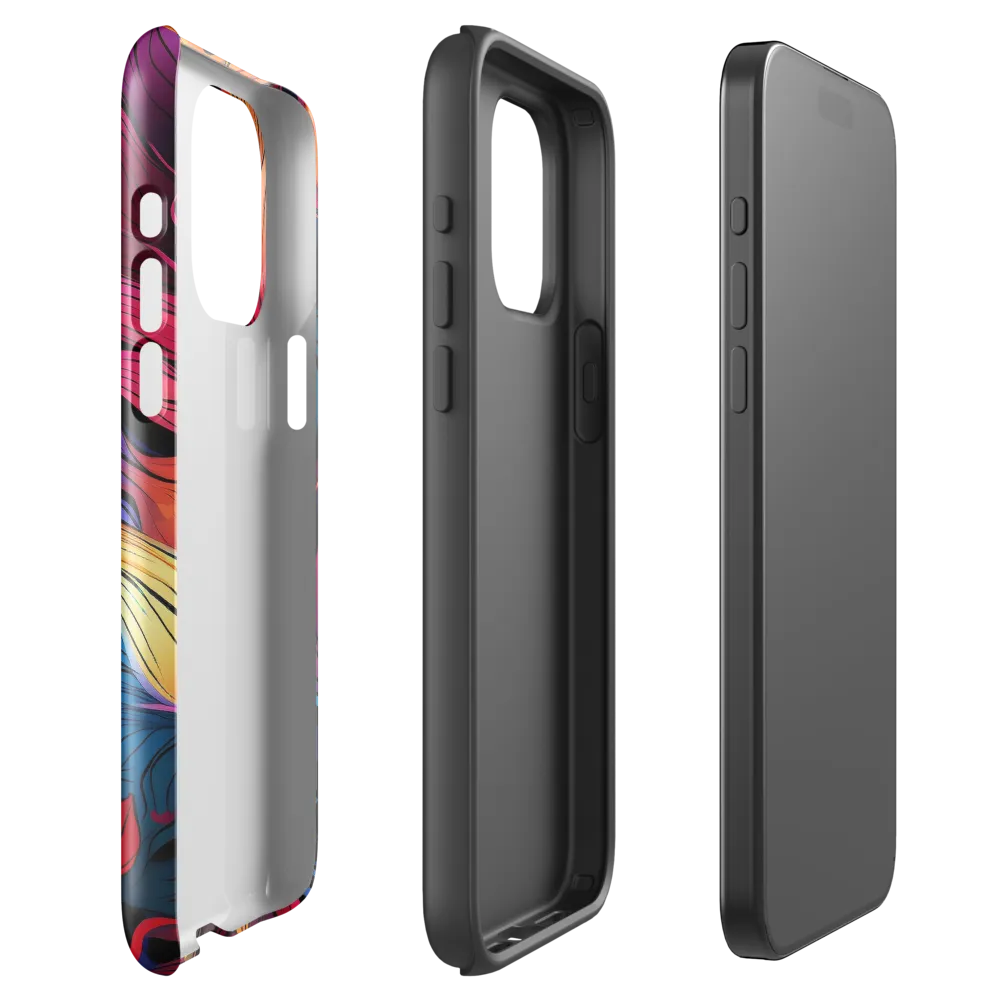 Floral Symphony | Phone Case |  15 Pro Max | Tough Case | Glossy