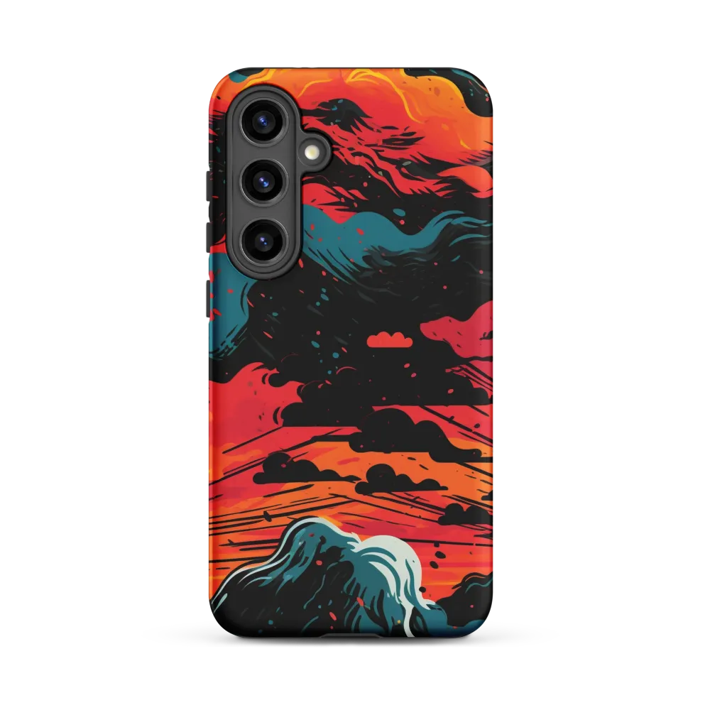 Ethereal Twilight: A Dramatic Landscape in Motion