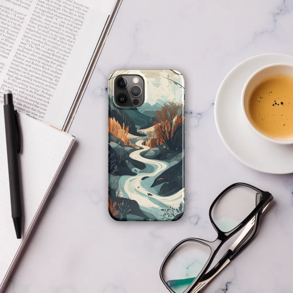 Whispers of Autumn: A Serene River Journey | Phone Case |  12 Pro | Snap Case | Glossy