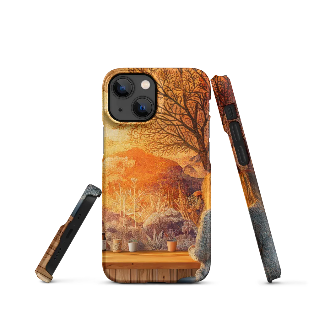 Whispers of a Golden Sunset | Phone Case |  13 Mini | Snap Case | Matte