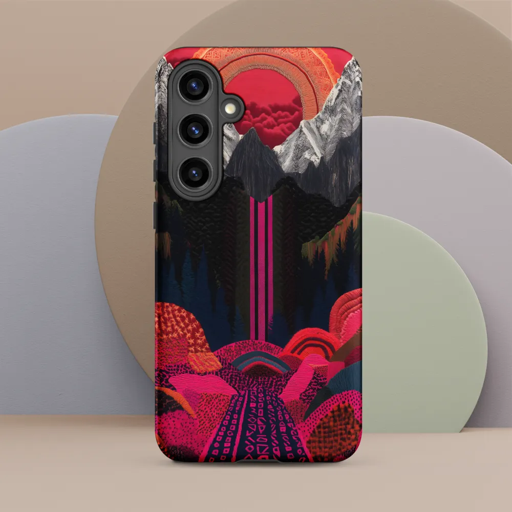 Ethereal Cascade: A Surreal Landscape
