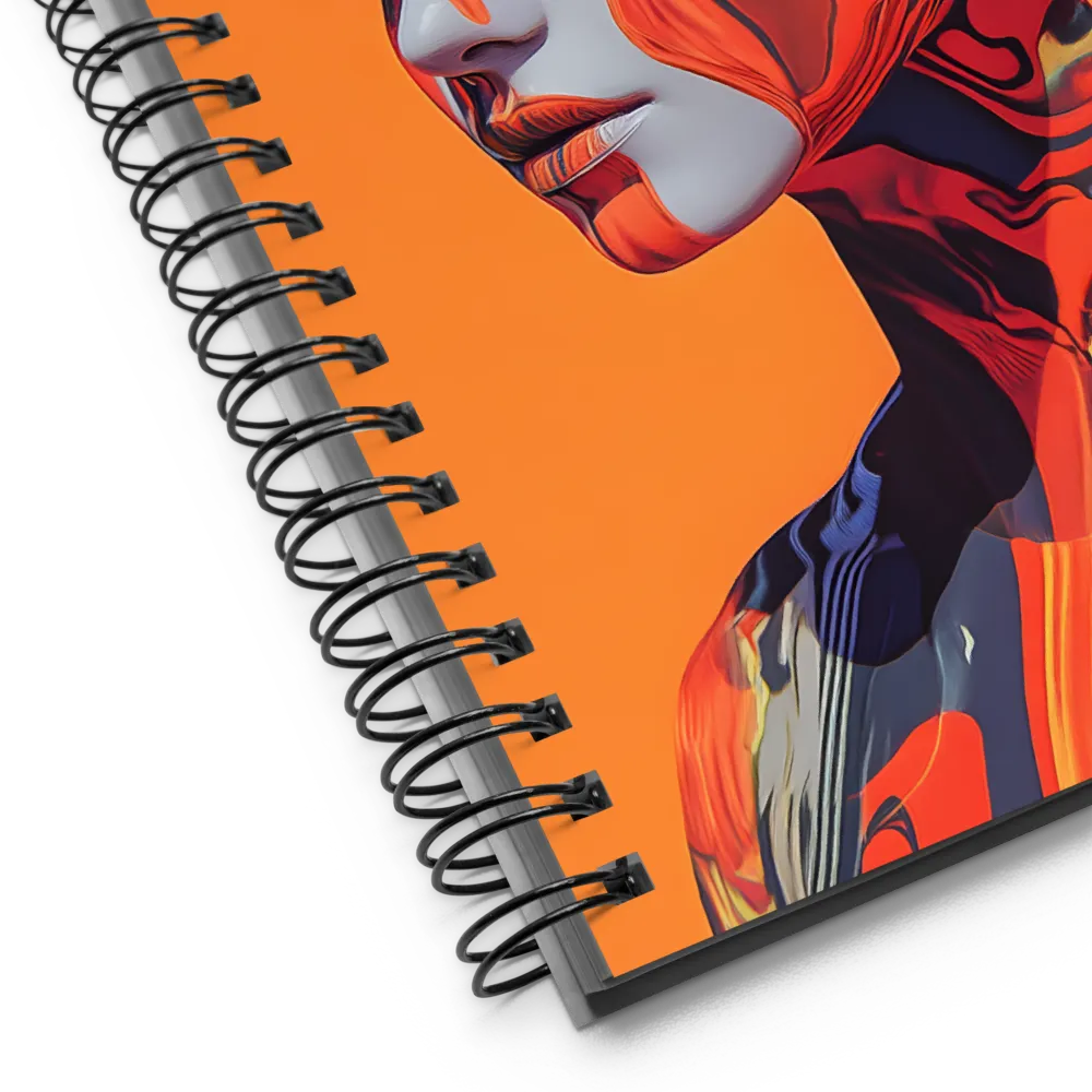 Vibrant Echoes of Identity | Spiral Notebook