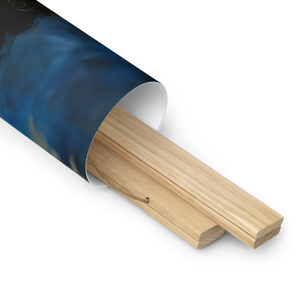 Whispers of Tranquility | Poster With Oak Wood Hanger | 16″×16″