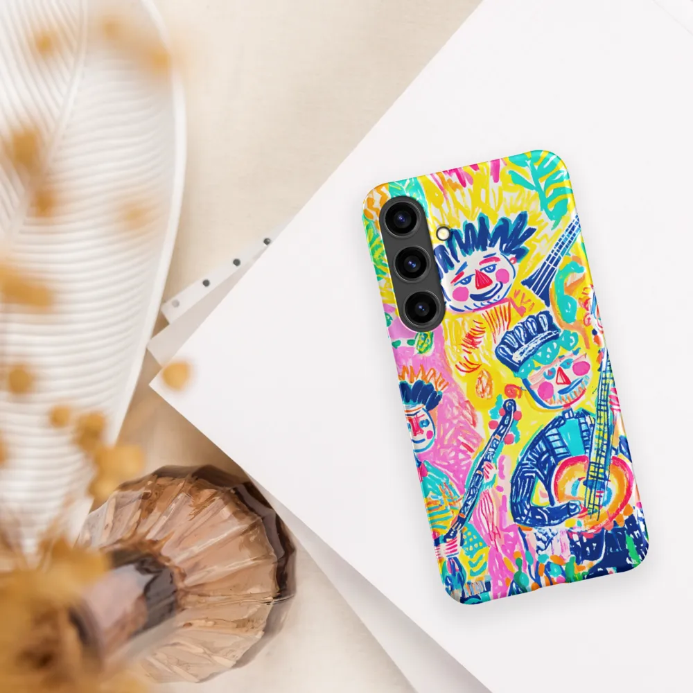 Joyful Duet: A Celebration of Music | Phone Case |  S24 Plus | Snap Case | Matte