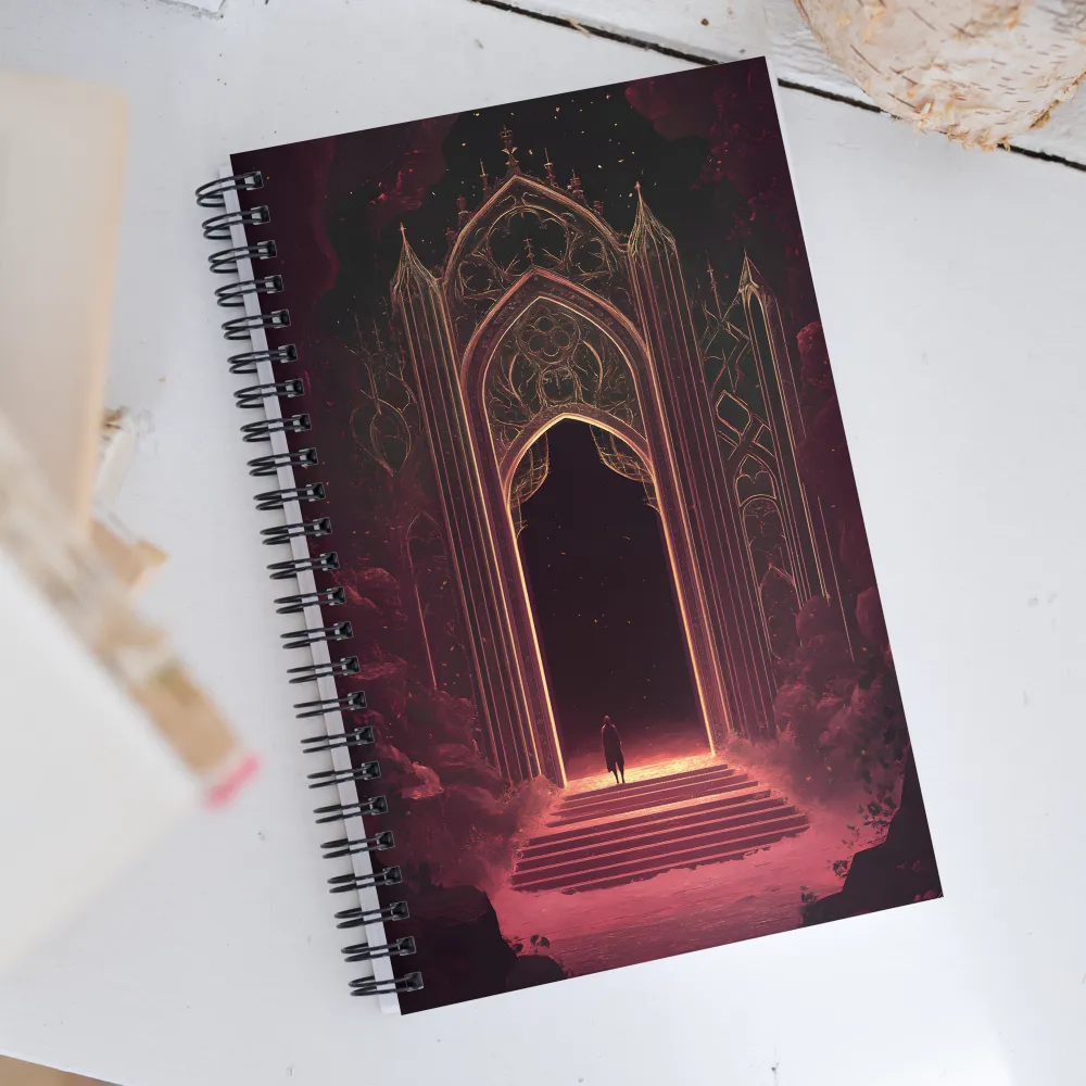 The Enchanted Gateway | Spiral Notebook