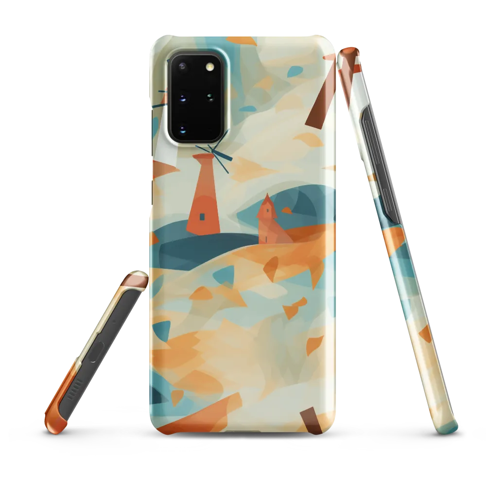 Whimsical Windmills in a Tranquil Landscape