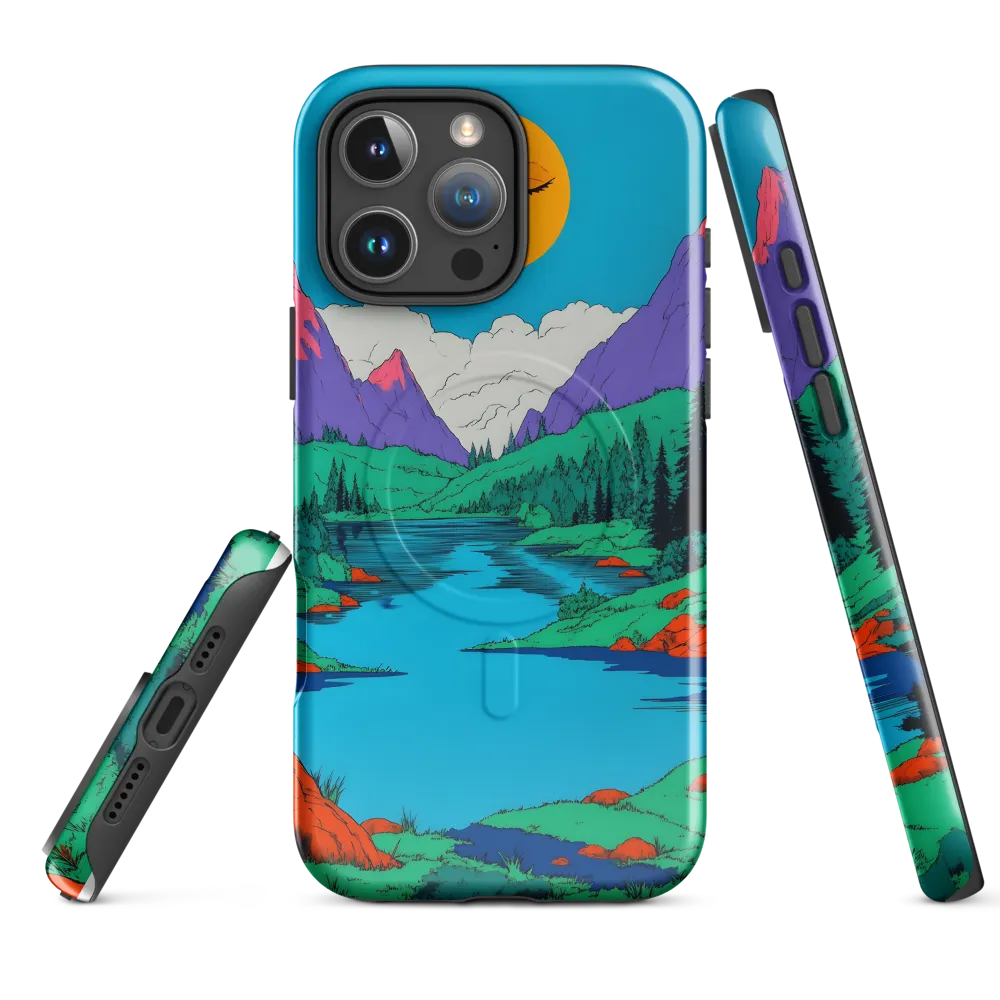 Whimsical Serenity in Vibrant Colors