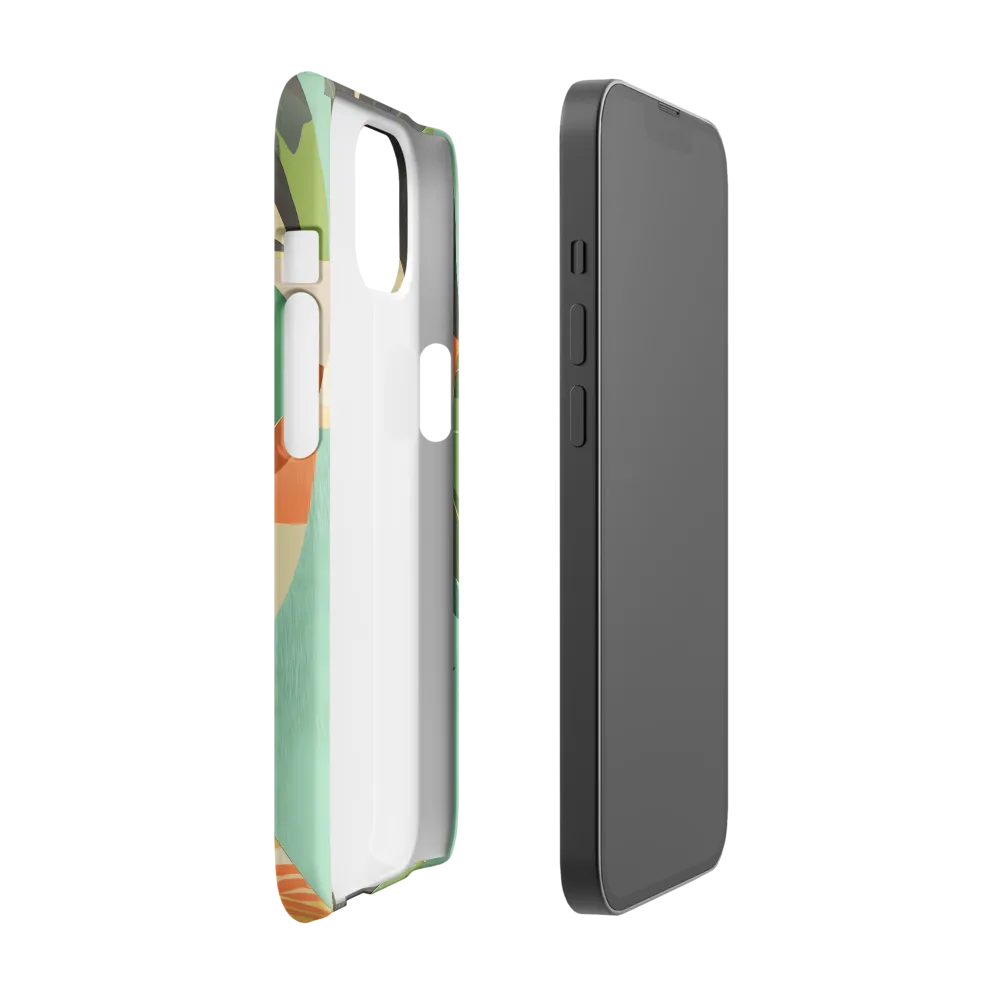 Bold Serenity: A Modern Portrait | Phone Case |  13 | Snap Case | Matte