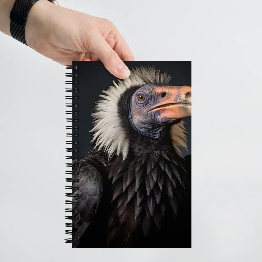 Majestic Vulture Portrait | Spiral Notebook