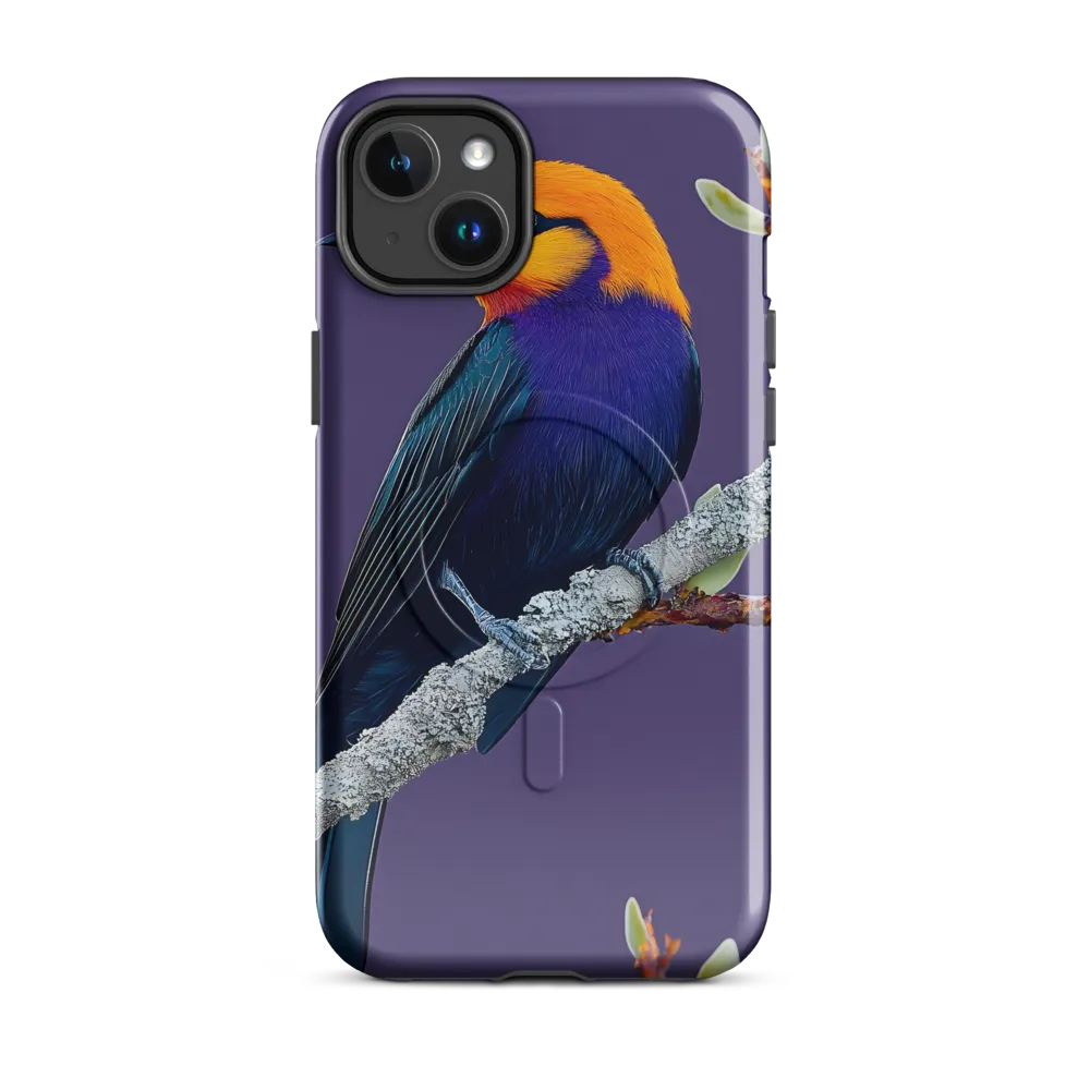 Violet Perch with Golden Crown