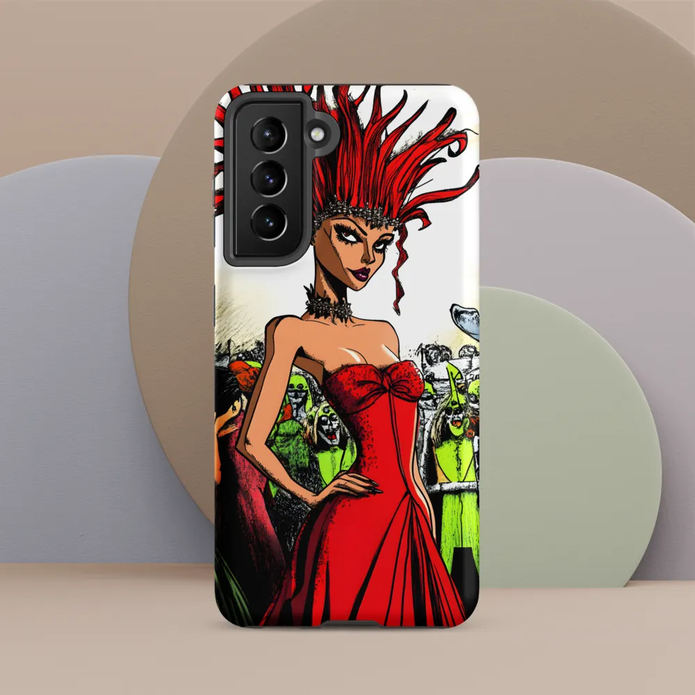 Fiery Elegance: A Fashion Statement