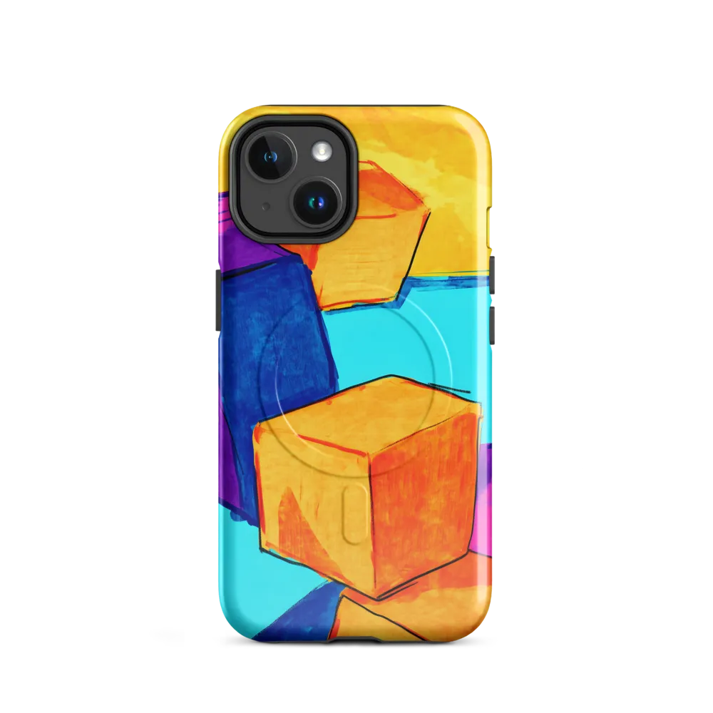 Playful Cubes in Vibrant Harmony