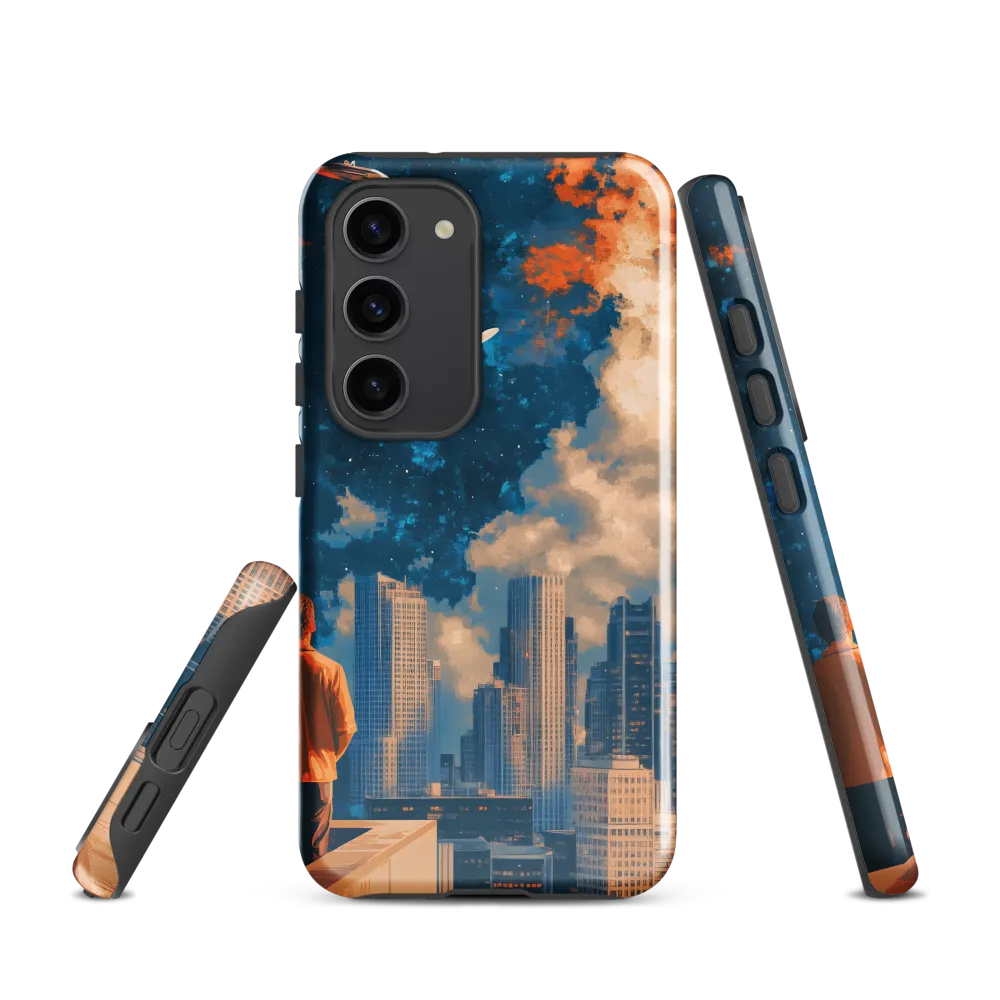 Cosmic Curiosity: A Glimpse into the Future | Phone Case |  S23 | Tough Case | Glossy