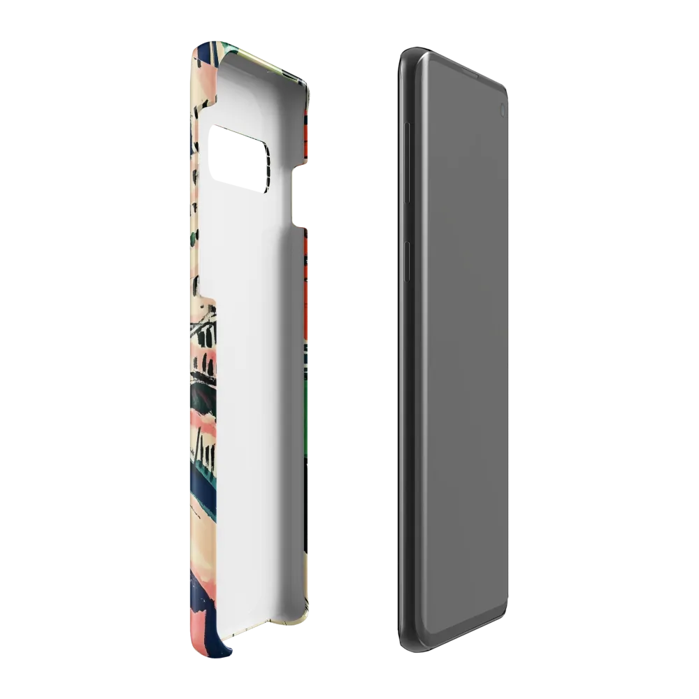 Urban Vibrance: A City in Motion | Phone Case |  S10 Plus | Snap Case | Glossy