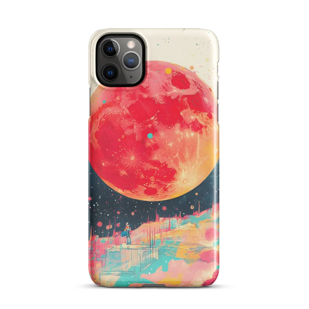 Crimson Dreams: A Lunar Exploration | Phone Case |  11 Pro Max | Snap Case | Glossy