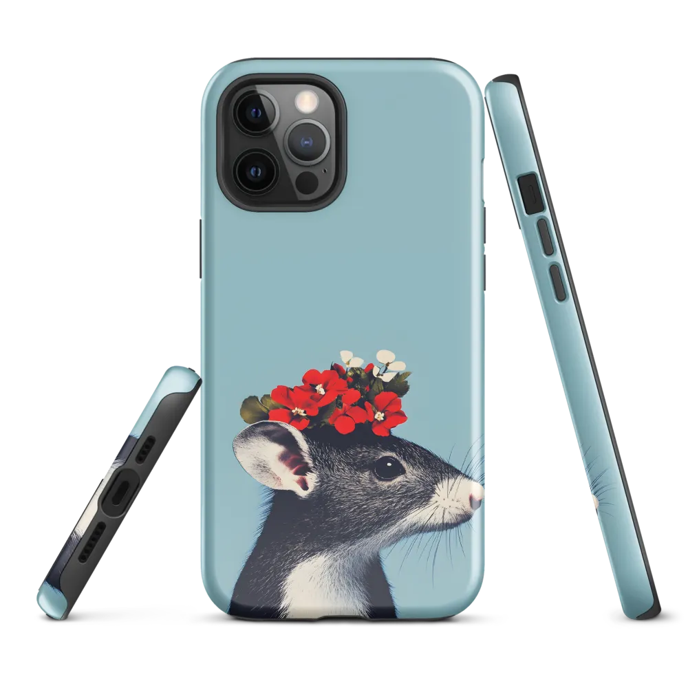 Whimsical Flora: A Mouse's Floral Crown