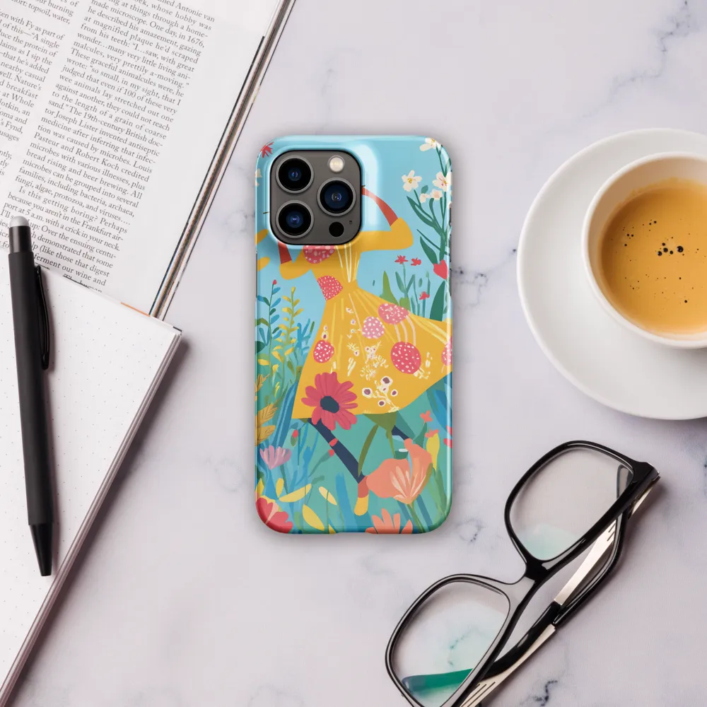 Dancing Among Blossoms | Phone Case |  14 Pro Max | Snap Case | Glossy