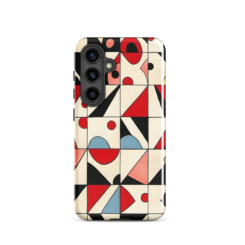 Dynamic Geometric Harmony | Phone Case |  S24 | Tough Case | Glossy