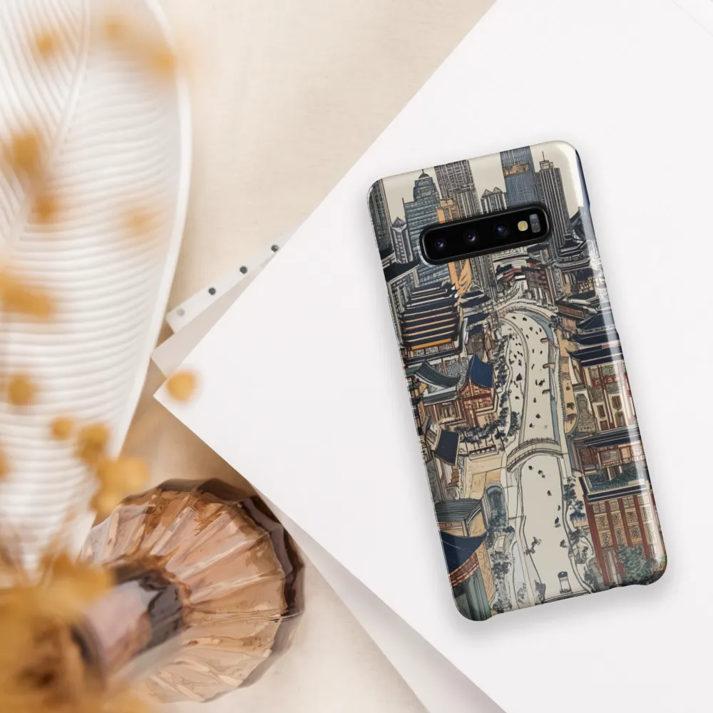 Urban Harmony: A Fusion of Tradition and Modernity | Phone Case |  S10 Plus | Snap Case | Glossy