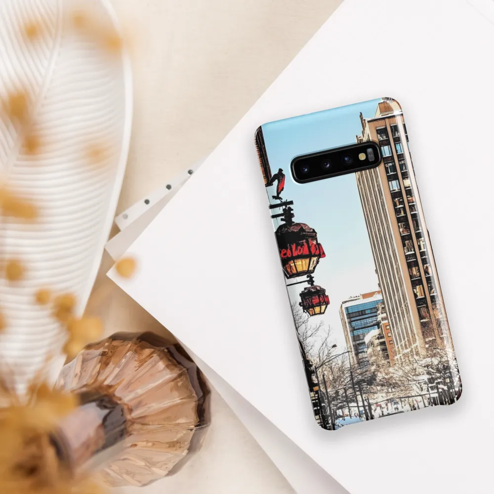 Winter's Urban Embrace | Phone Case |  S10 Plus | Snap Case | Glossy