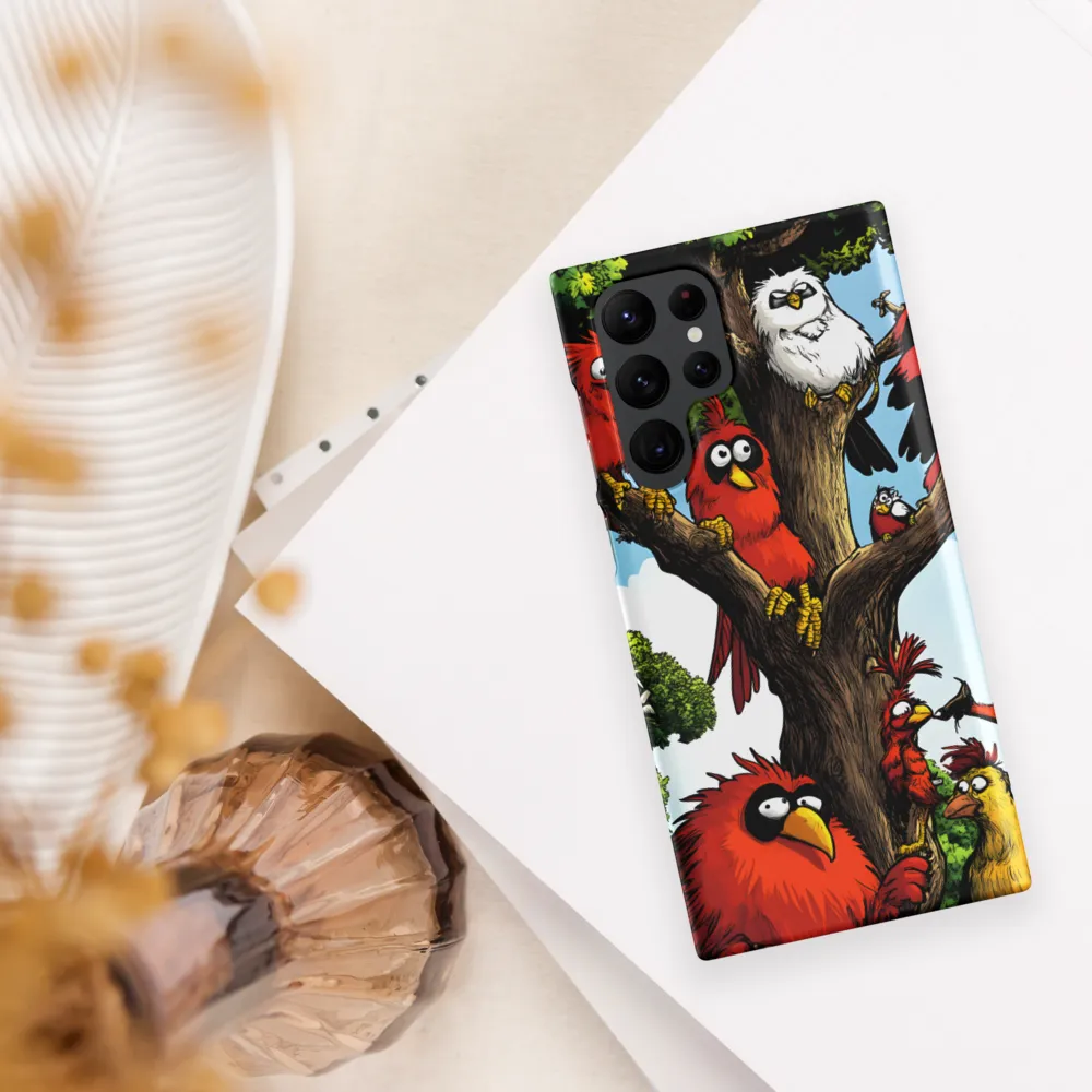 Whimsical Avian Gathering