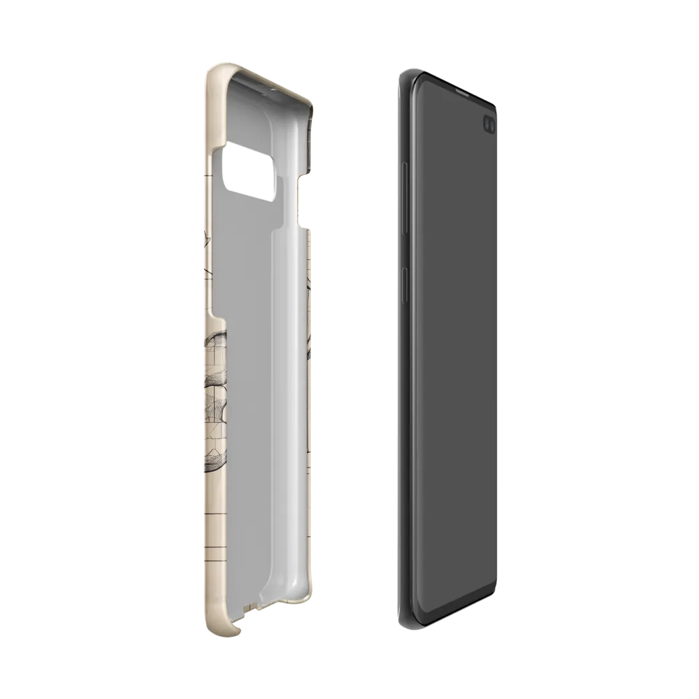 Geometric Reverie | Phone Case |  S10 | Snap Case | Matte