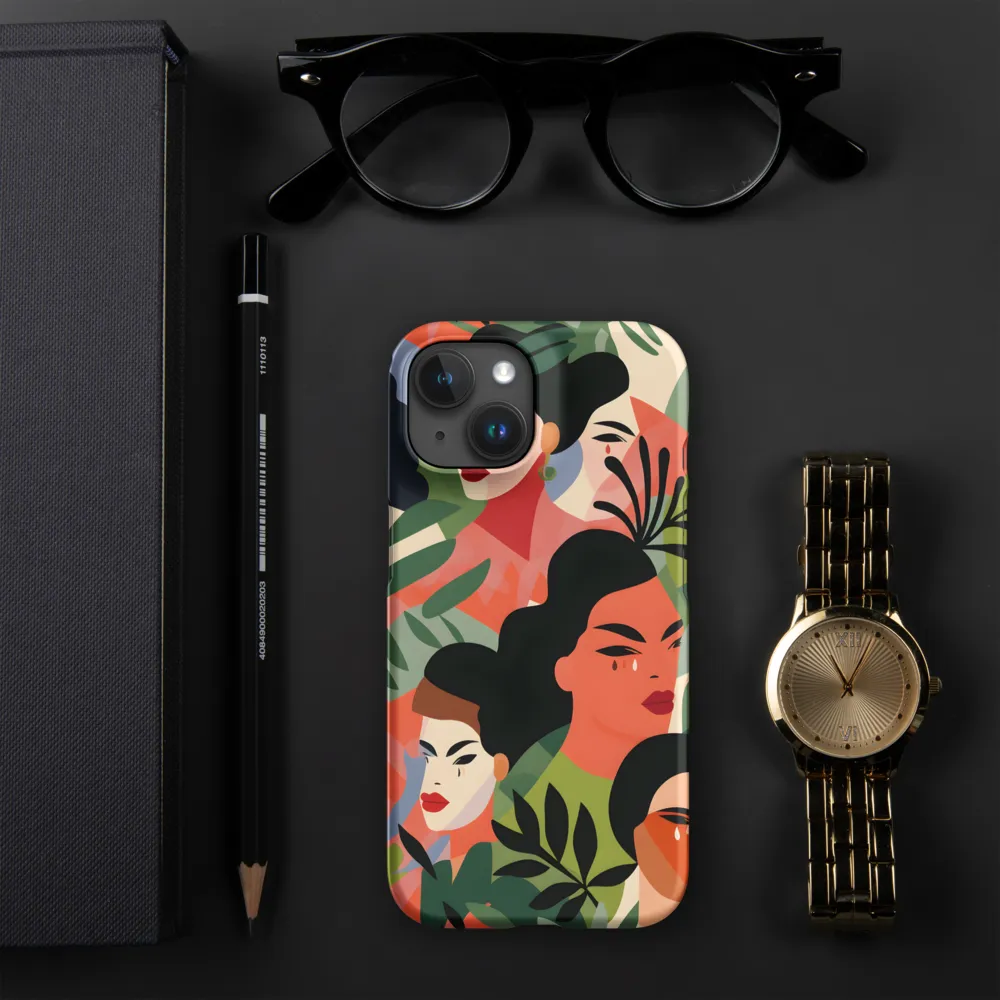 Harmony of Nature and Femininity | Phone Case |  15 | Snap Case | Matte