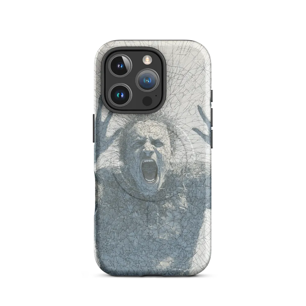 Breaking Free: An Expression of Anguish | Phone Case |  16 Pro | MagSafe® Tough Case | Matte