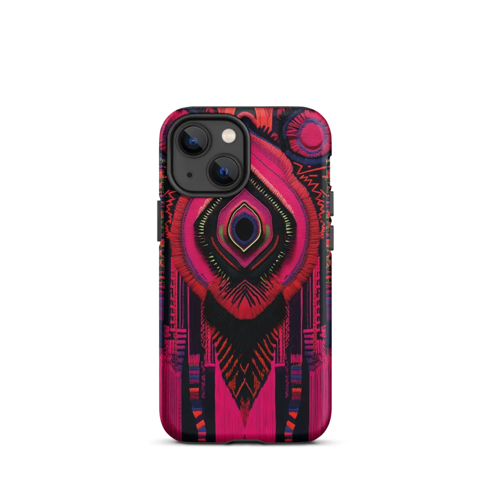 Neon Medallion — Central Weave