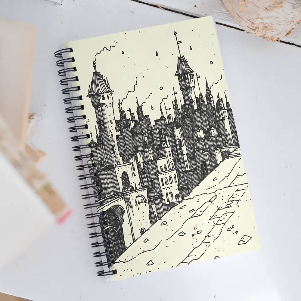 Mysteries of the Towering City | Spiral Notebook