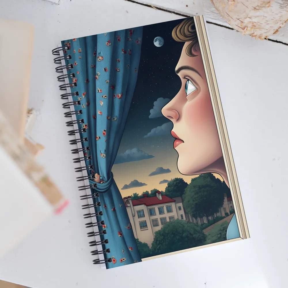 Gaze of Serenity | Spiral Notebook