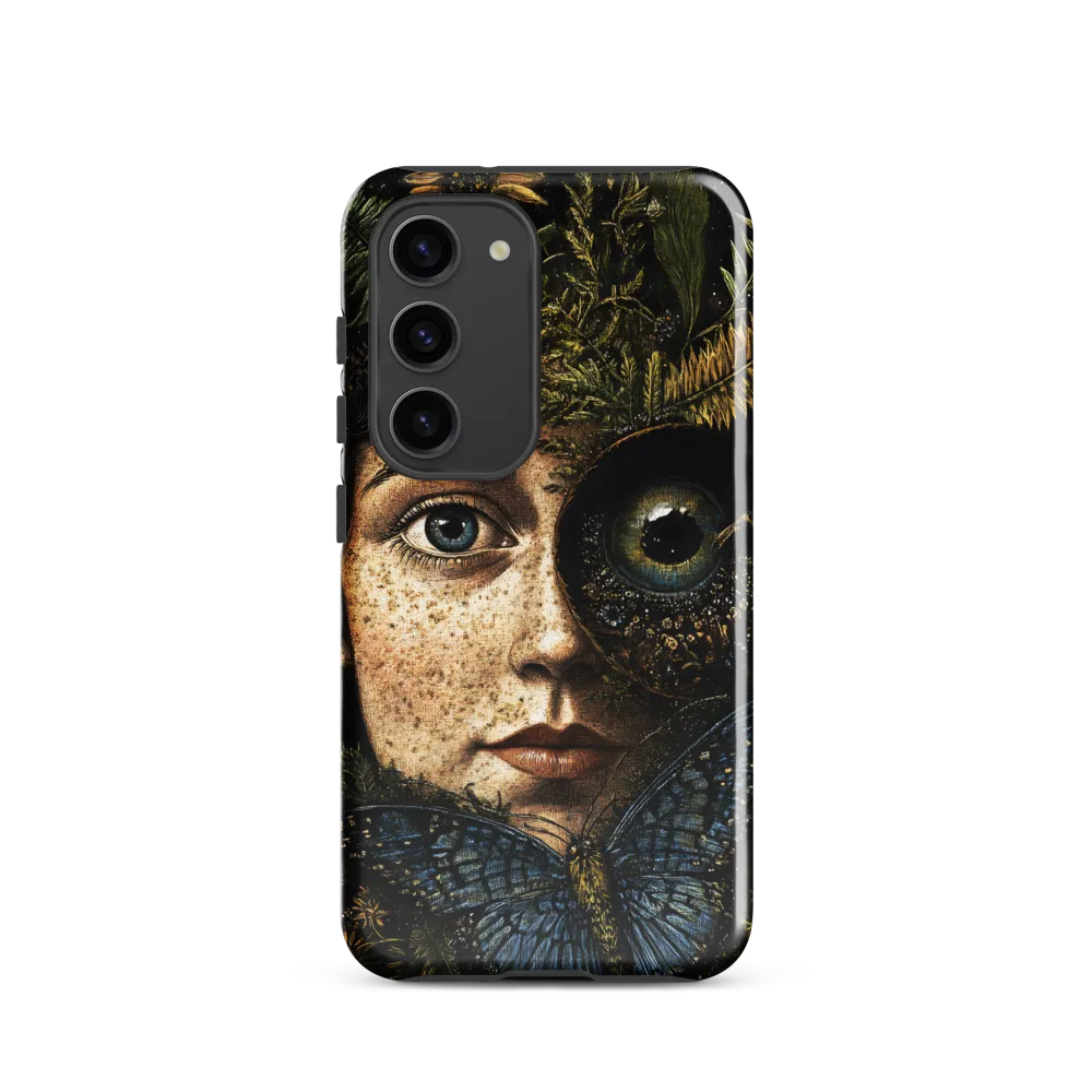 Nature's Embrace: A Surreal Portrait | Phone Case |  S23 | Tough Case | Glossy