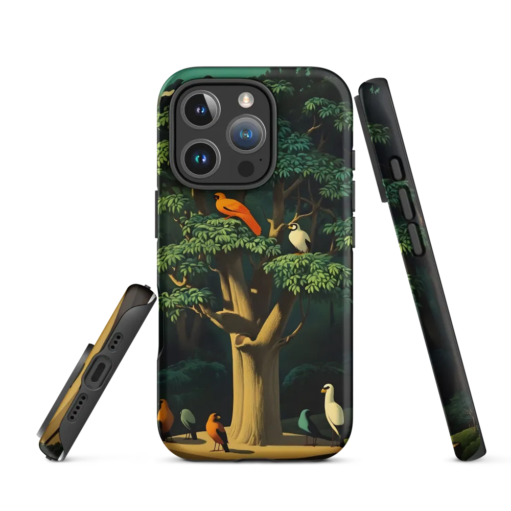 Harmony in Color: A Surreal Bird Symphony