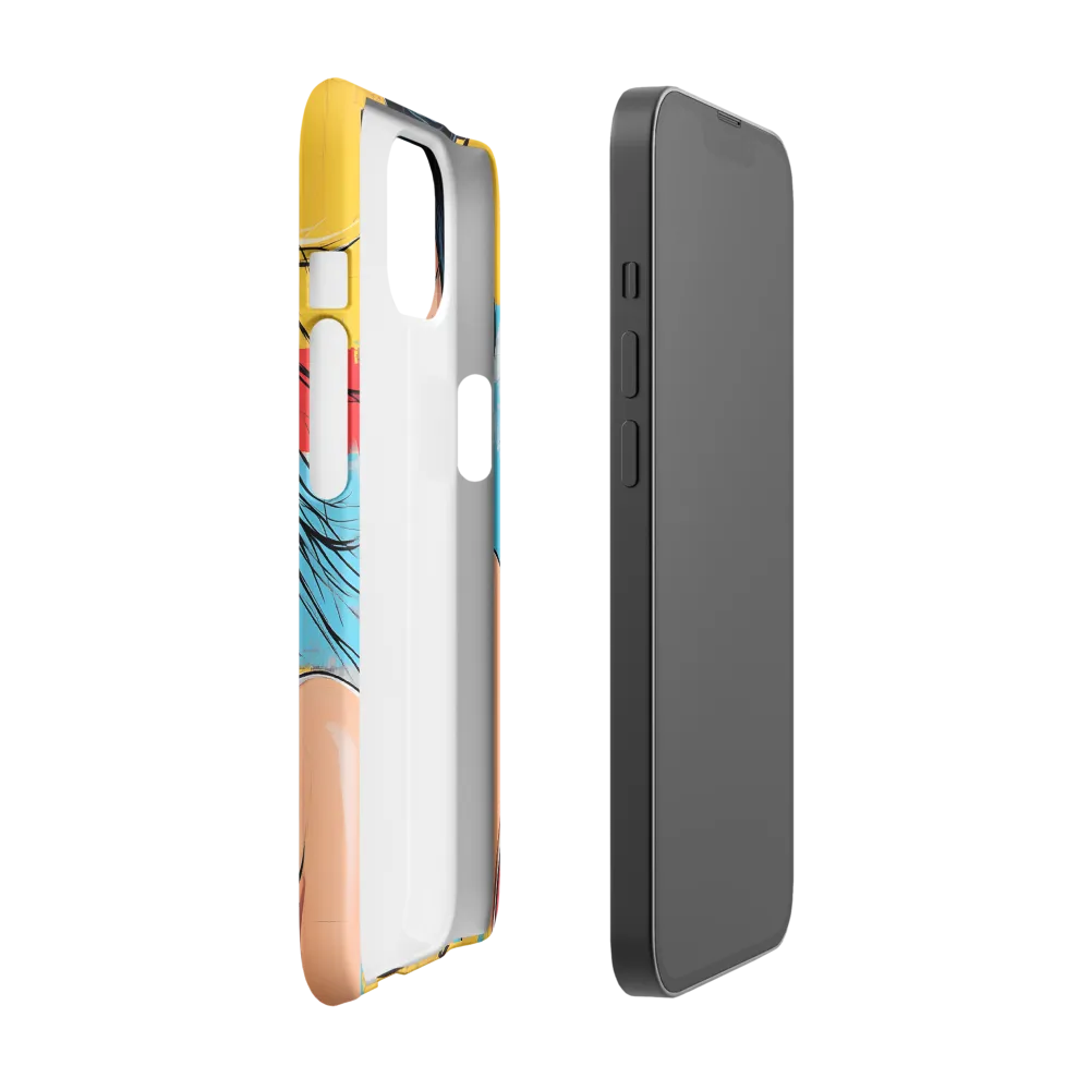 Vibrant Portrait of Modern Youth | Phone Case |  13 | Snap Case | Matte
