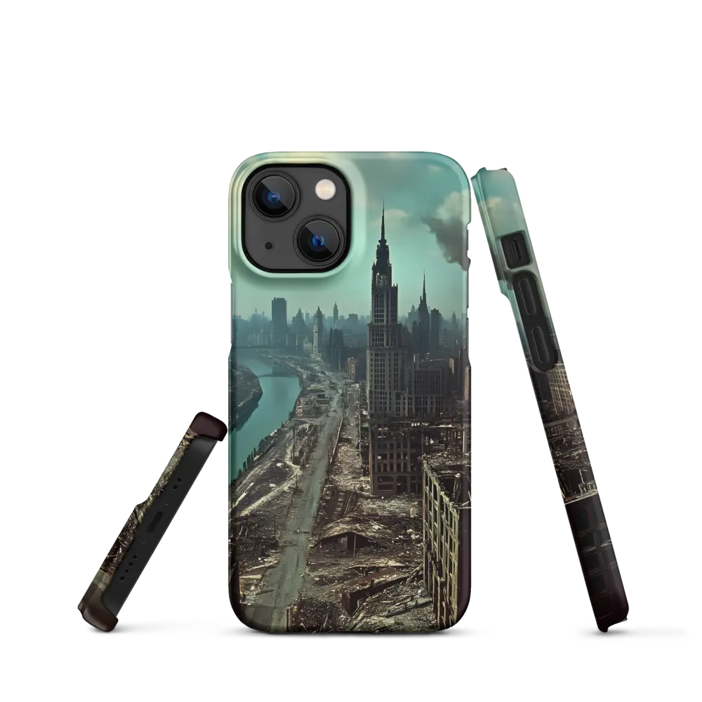 Urban Ruins: A Futuristic Reflection | Phone Case |  13 Mini | Snap Case | Matte
