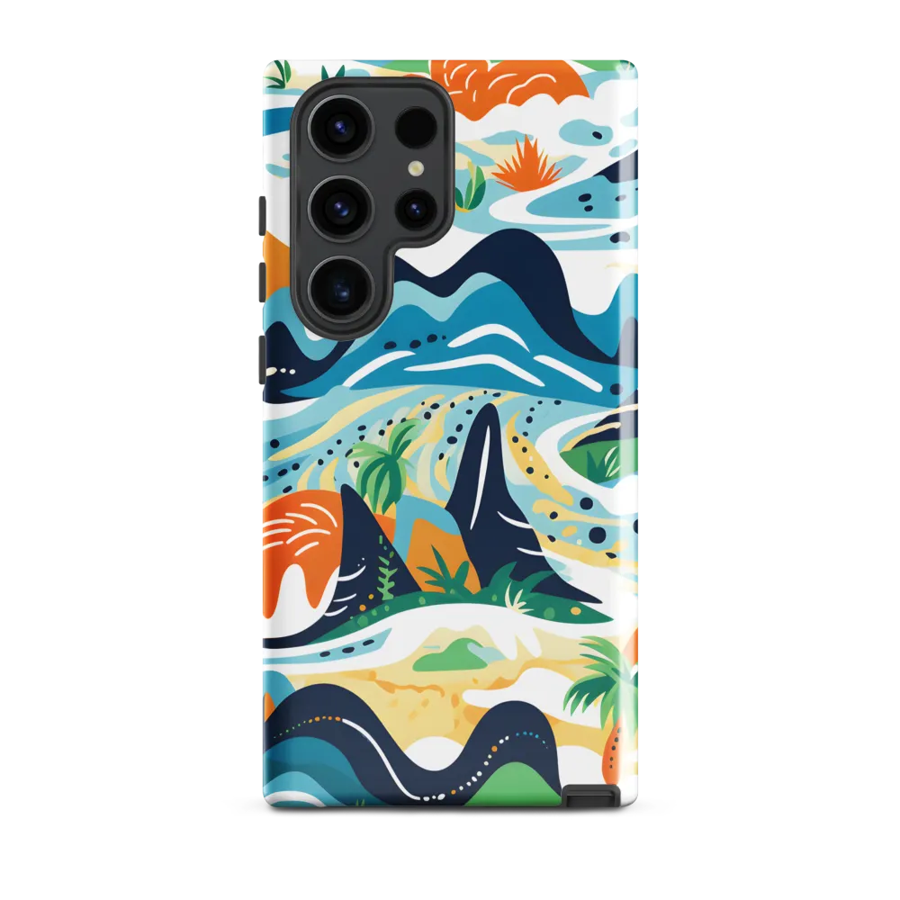 Abstract Tropical Landscape